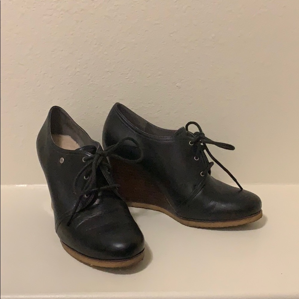 Women’s Ugg wedge booties. Size 7.